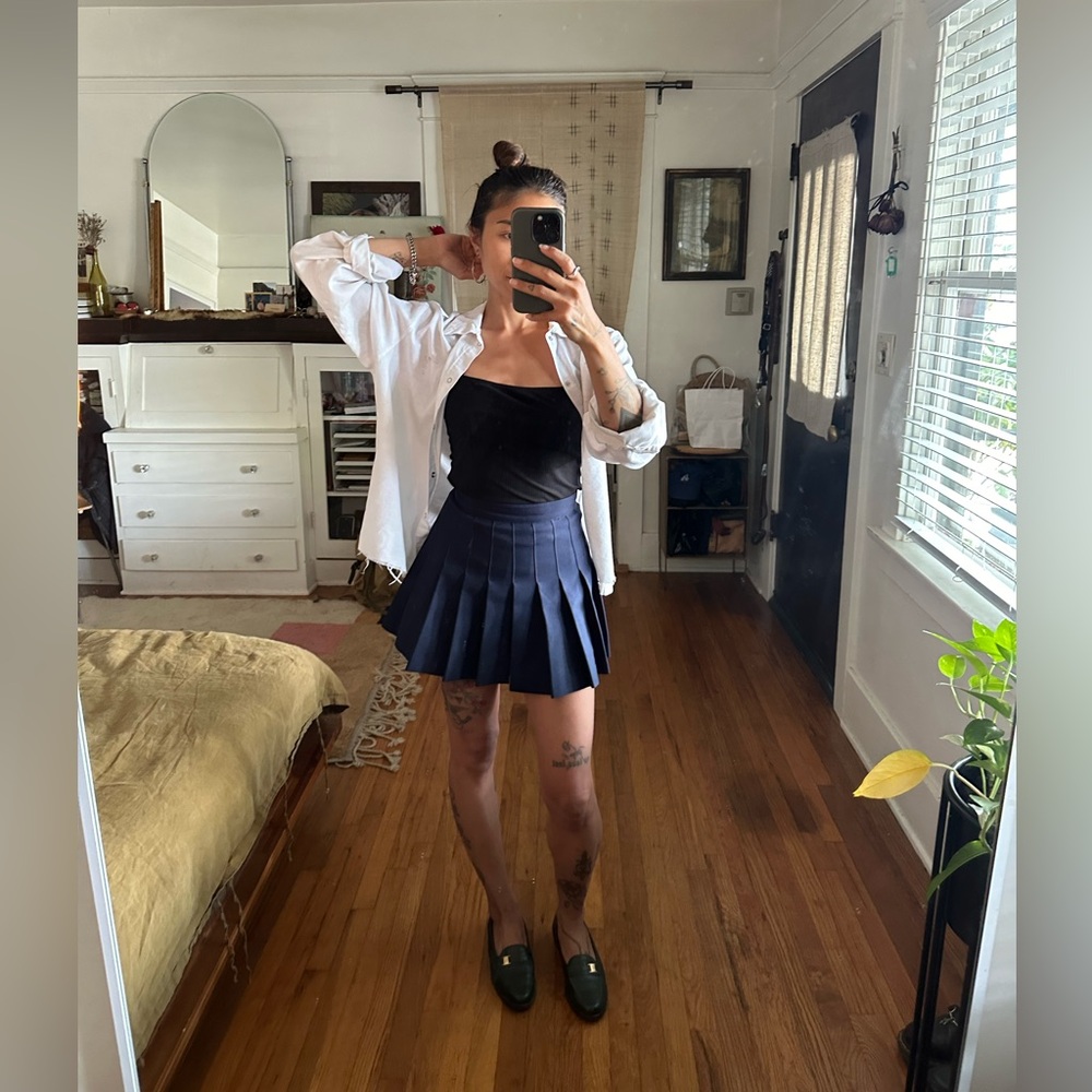 American Apparel Pleated Skirt XXS